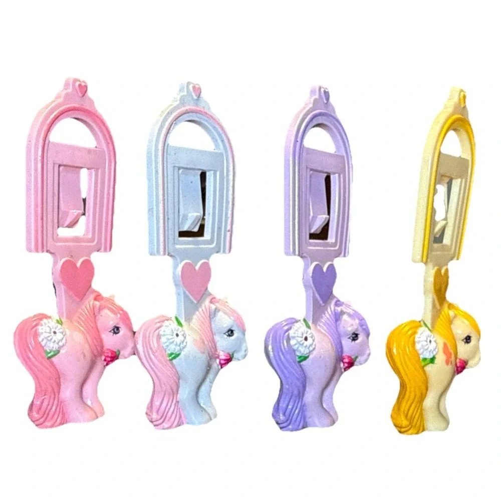 Vintage 1984 McDonald's My Little Pony Bookmark Lot Set of 4 Bookmarks U308